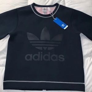 BNWT adidas shirt neoprene-like material